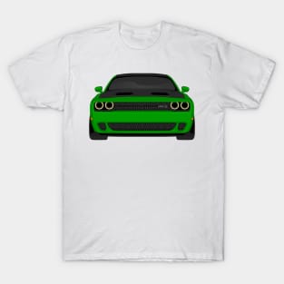 DODGE HELLCAT FRONT GREEN T-Shirt